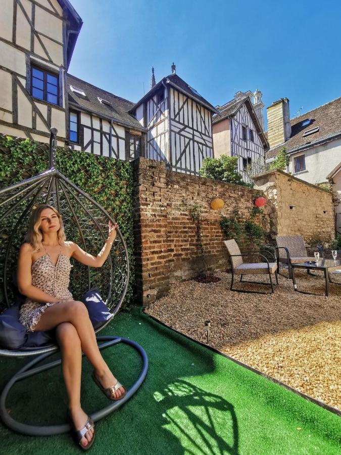 Apartament Le Papillon De La Cathedrale - Calme - Jardin - Wifi Troyes Zewnętrze zdjęcie